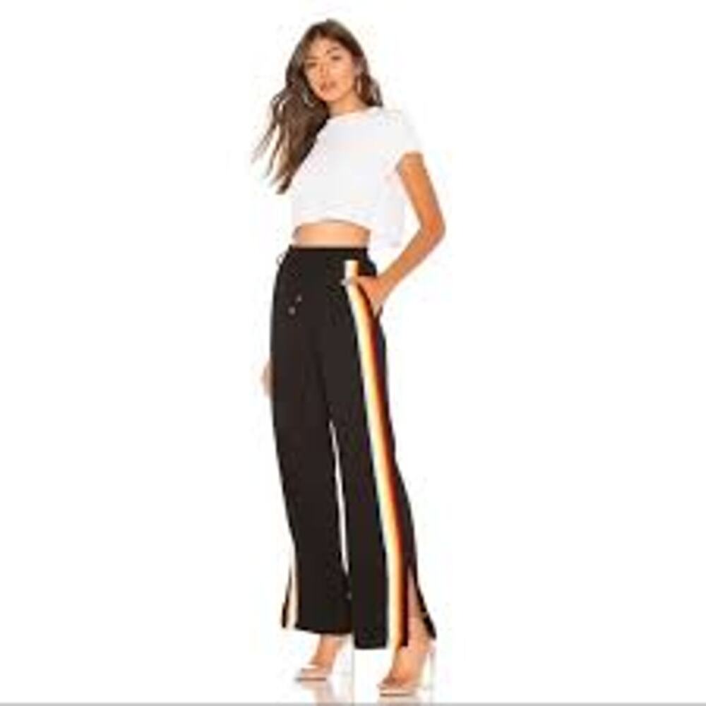 NEW! By The Way x Revolve Slit Side Palazzo Pants Wide Leg Harem Pant - XS
